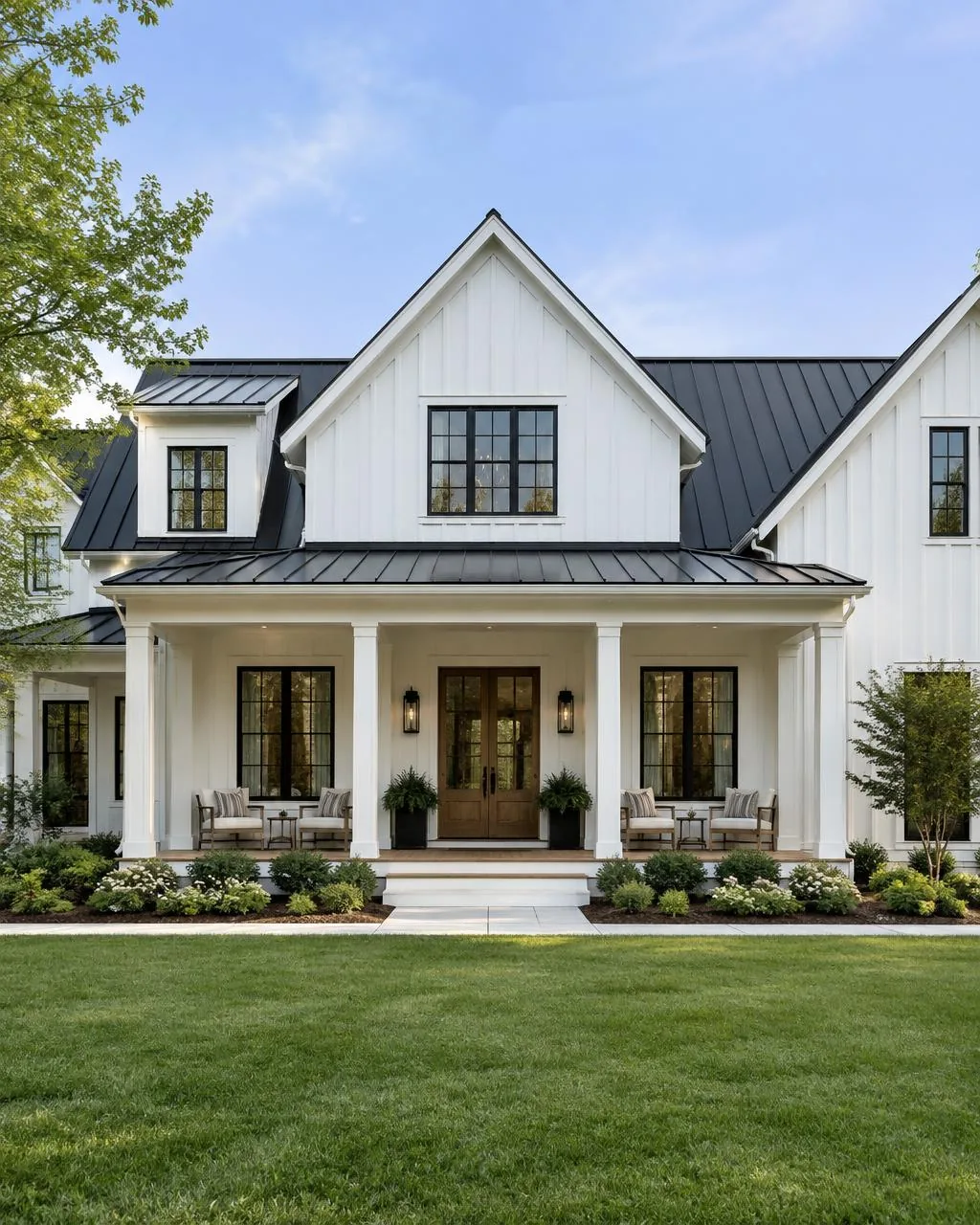 White Farmhouse
